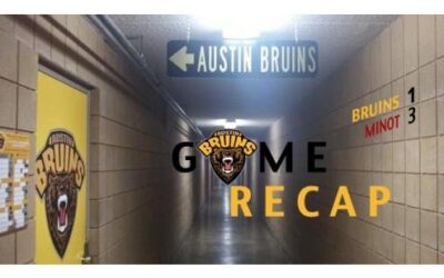 Bruins' streak snapped in Minot