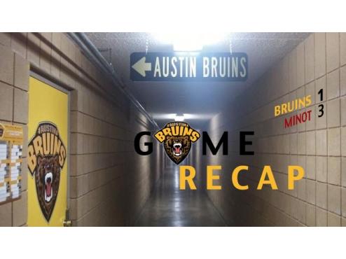 Bruins' streak snapped in Minot