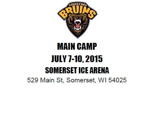 BRUINS RELEASE MAIN CAMP SCHEDULE