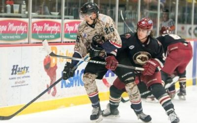 Frentz's late goal quells Bruins comeback