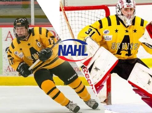 Miller, Carlson honored by NAHL