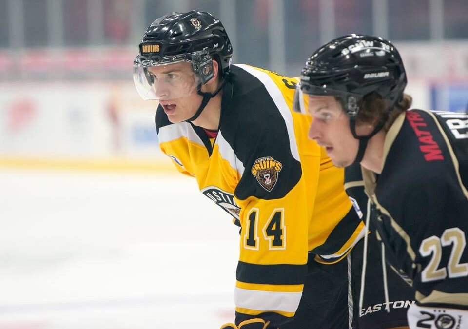 Stefka Scores Late But Bruins Fall to Bobcats