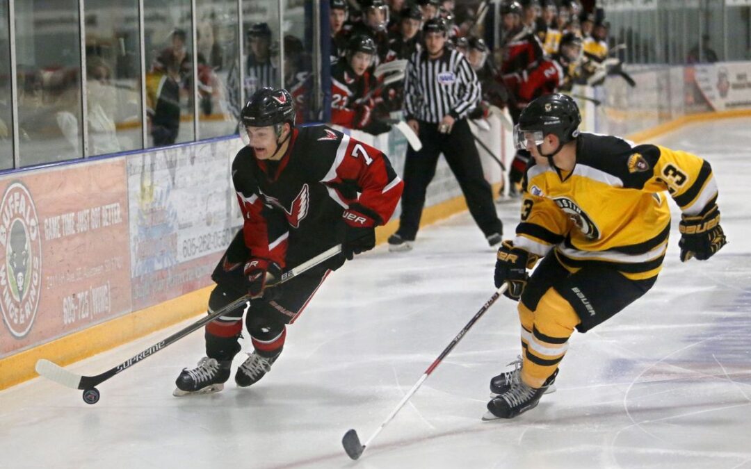 Bruins Score Five in Third to Stun Wings