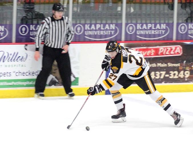 Posa Extends Streak in Bruins Afternoon Loss