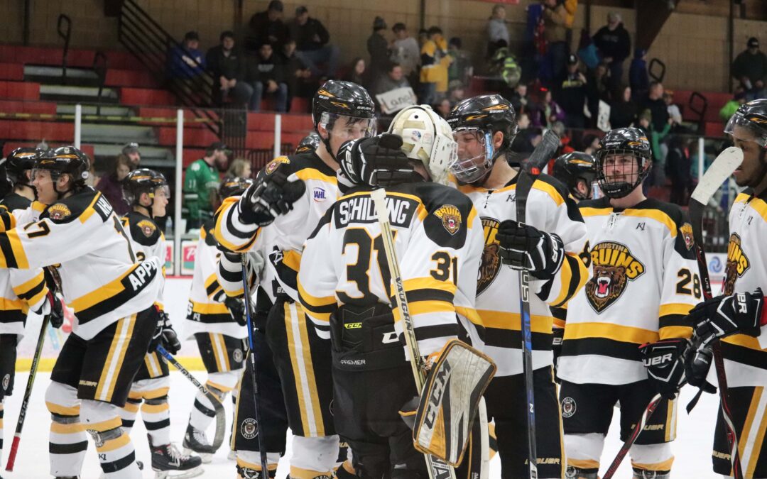 Bruins Top Blizzard in Back and Forth Affair