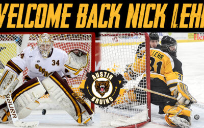 BRUINS WELCOME BACK NICK LEHR AS GOALTENDING COACH