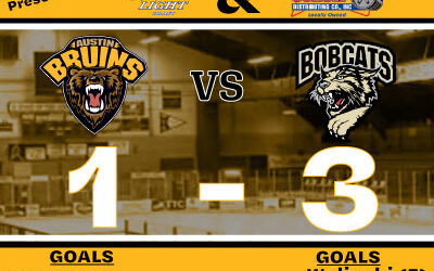Bruins Drop Central Division Battle With Bismarck, 3-1