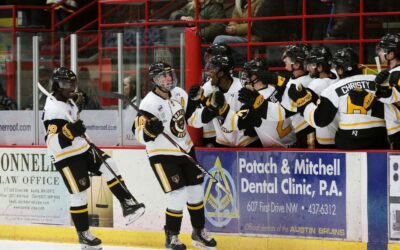 Zapata’s Two Goals Help Bruins Double Up Aberdeen, 4-2; Force Game 4