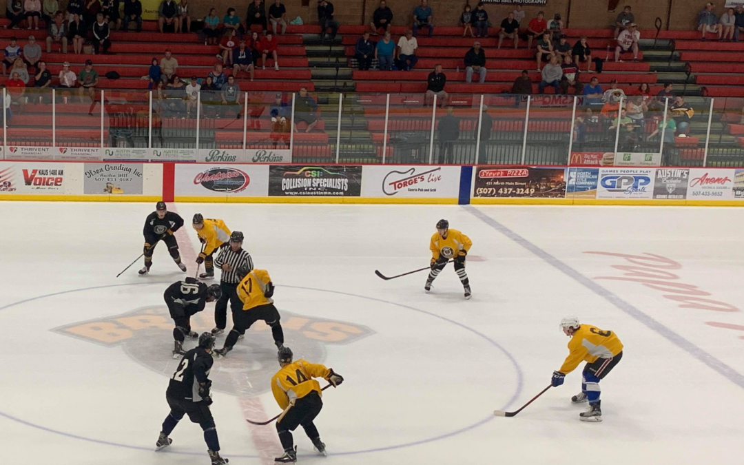 Team Black Tops Team Gold in 2019-20 Austin Bruins All-Star Game