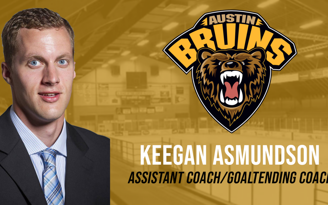 Keegan Asmundson Announced As Assistant Coach/Goaltending Coach
