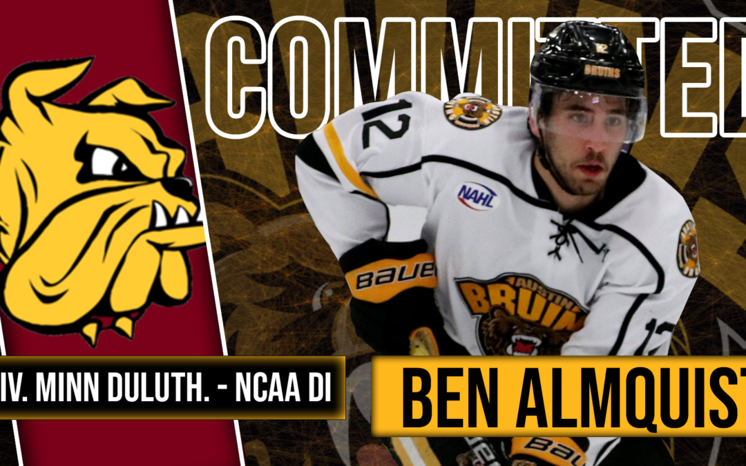 Ben Almquist Commits to the University of Minnesota-Duluth, Will Begin Collegiate Career Immediately
