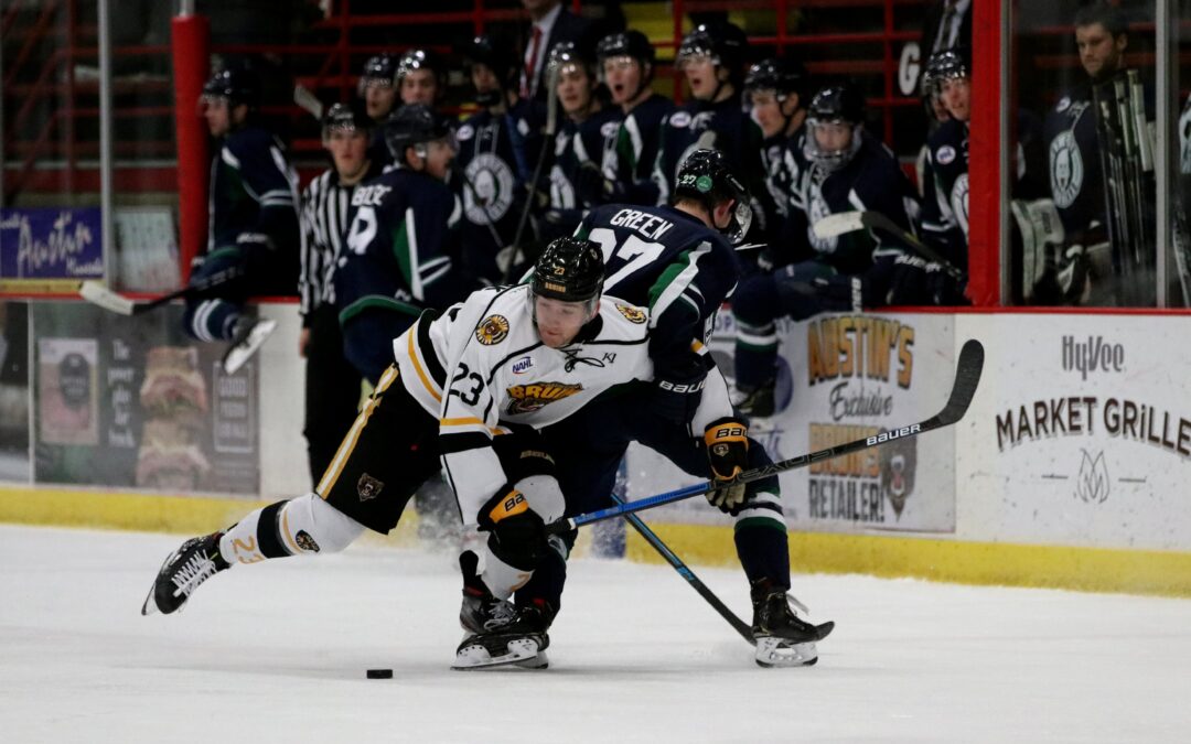 Offensive Explosion Leads Bruins Past Minotauros, 7-5