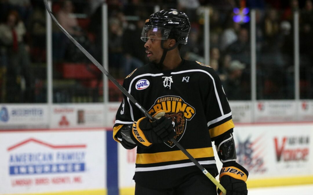 Sheriff Ties Kothenbeutel for All-Time Points Lead but Bruins fall to Steel 5-4