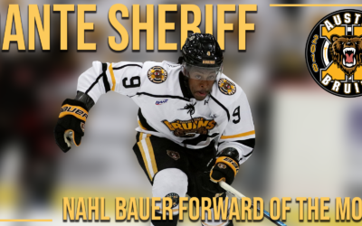 Dante Sheriff Named NAHL Forward of the Month