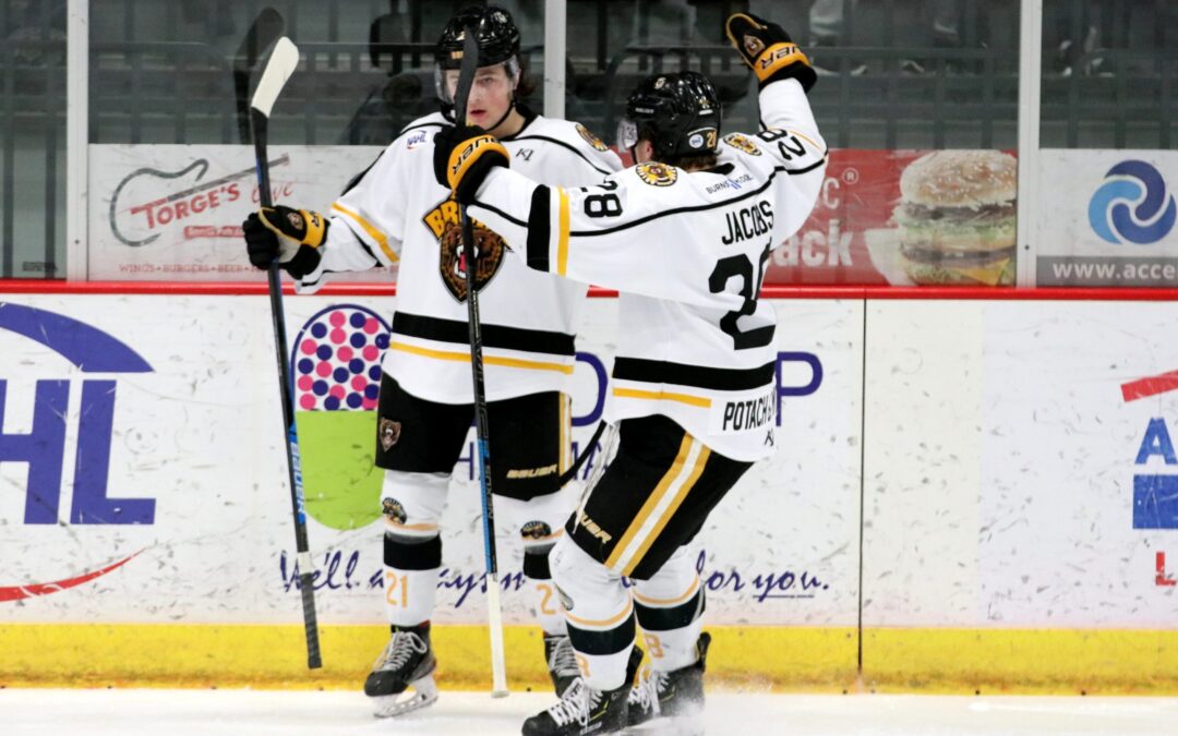 Oleksiuk’s Pair of Goals Lifts Bruins over Steel, 3-2