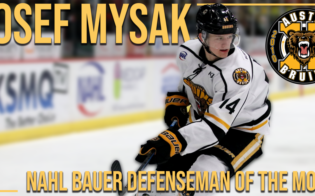 Josef Mysak Named Bauer NAHL Defenseman of the Month for February