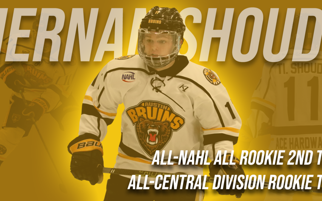 Bruins Forward Tiernan Shoudy Awarded Two Rookie Honors