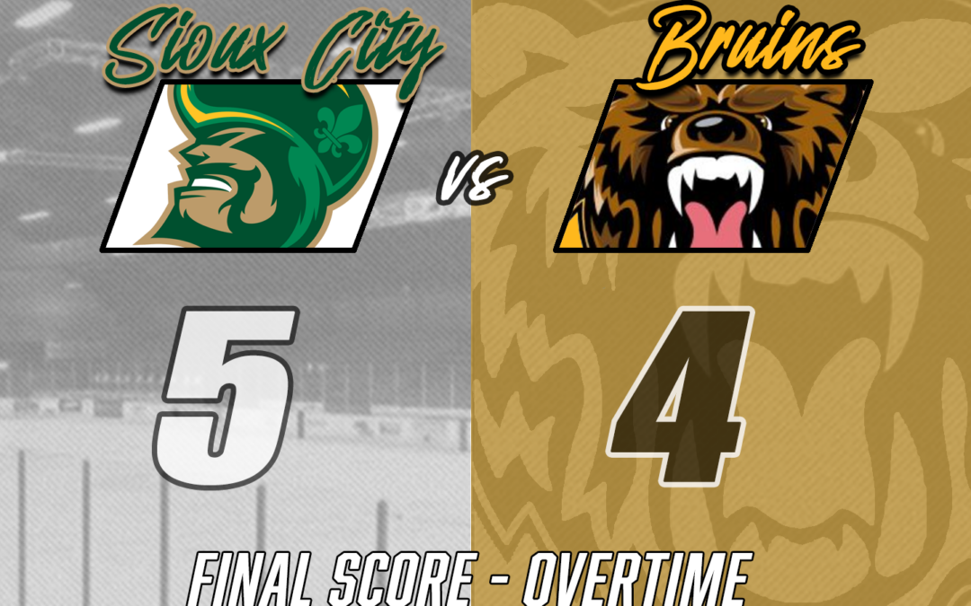 Thrilling Overtime Game Goes to Sioux City, 5-4