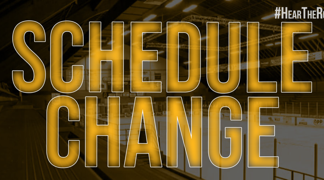 Schedule Update: Changes Made to Late December and Early January Games