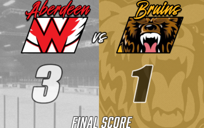 Third Period Dooms Bruins, Fall to Aberdeen 3-1