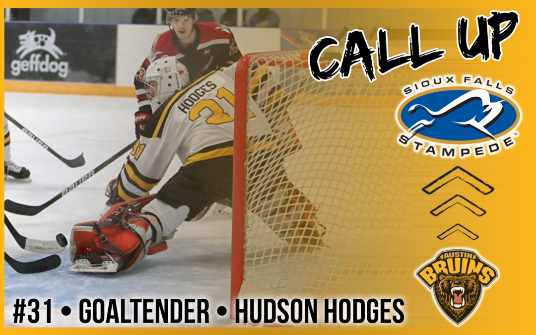 Hudson Hodges Earns Call Up to USHL Sioux Falls