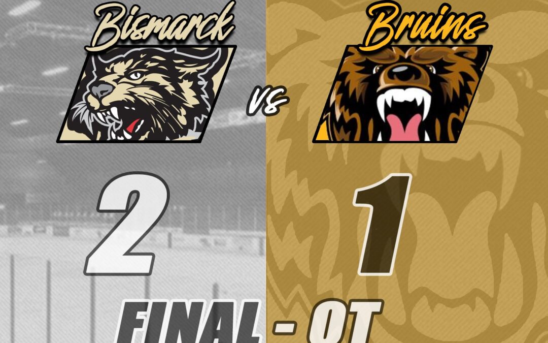 Late Overtime Goal Boosts Bismarck Over Bruins