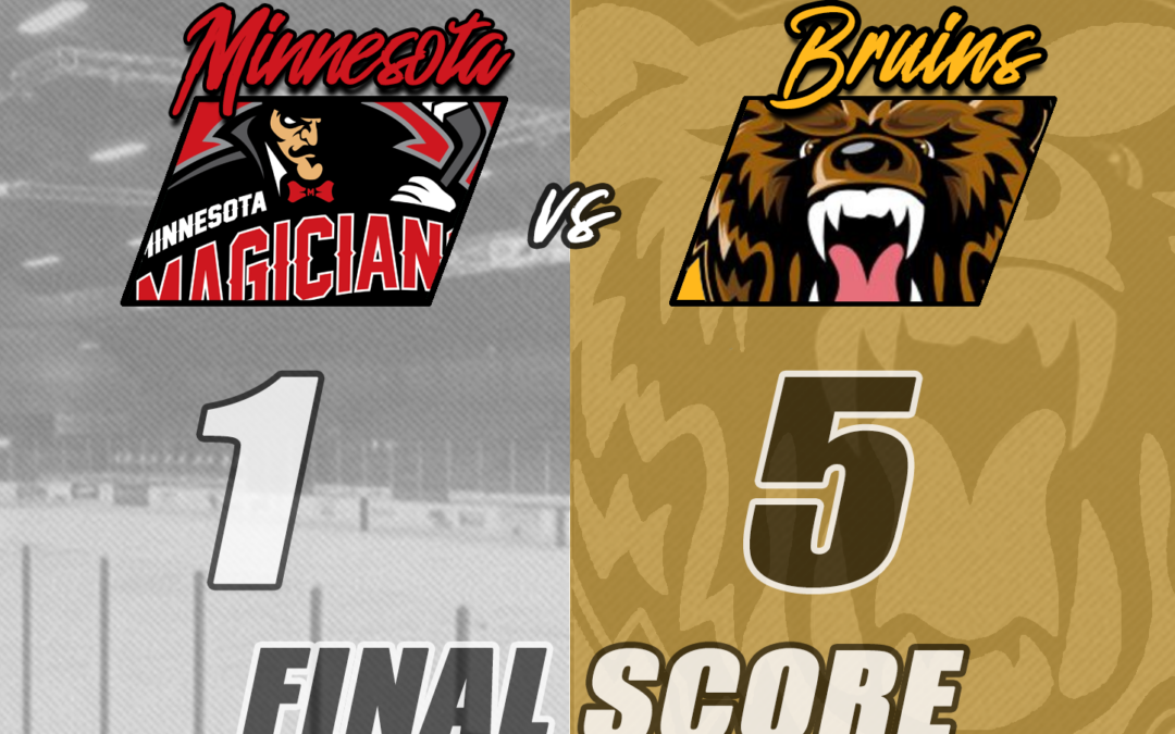 Offensive Explosion Leads Bruins Past Magicians, 5-1