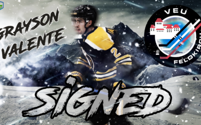 Grayson Valente Signs with VEU Feldkirch of the ALPSHL