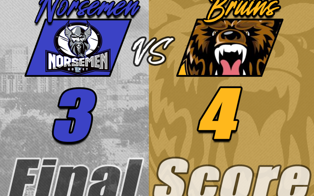 Furuseth’s Two 3rd Period Goals Leads Bruins to 4-3 Win