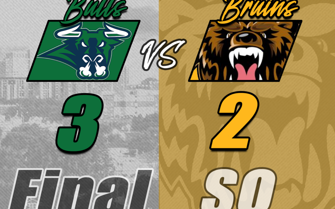 Bruins Keep Hold of 1st Place But Fall in Shootout
