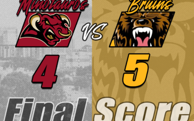 Bruins Hold Off Minotauros in Wild Saturday Night Victory
