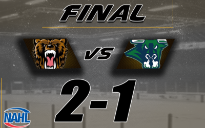 Robertson’s 38 Save Performance Lead Bruins to Weekend Sweep of North Iowa