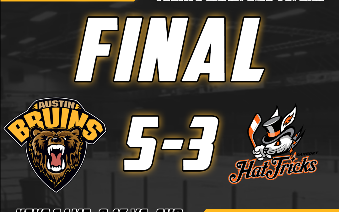 Goffredo Stays Hot, Leads Bruins to 5-3 Win Over Danbury