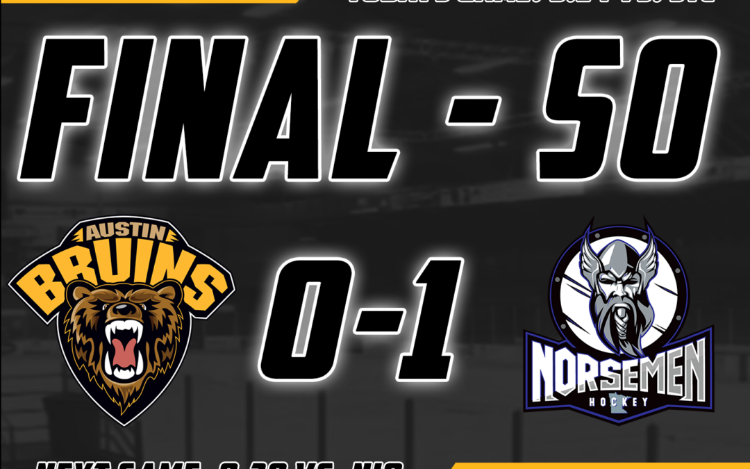 Bruins Drop Hard-Fought Battle to Norsemen in a Shootout Loss