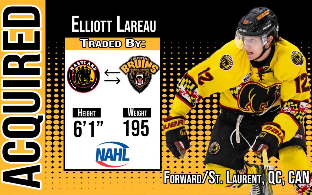 Bruins Acquire Forward Elliott Lareau from Maryland