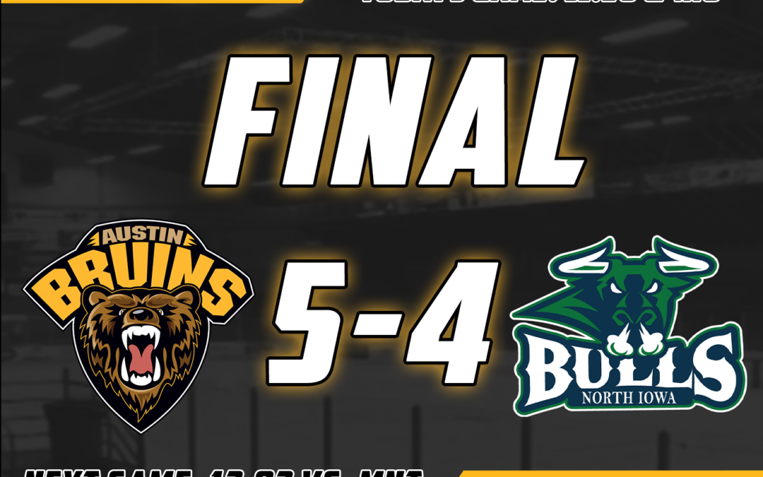 Wild 3rd Period Highlights Bruins Comeback, Beat North Iowa 5-4