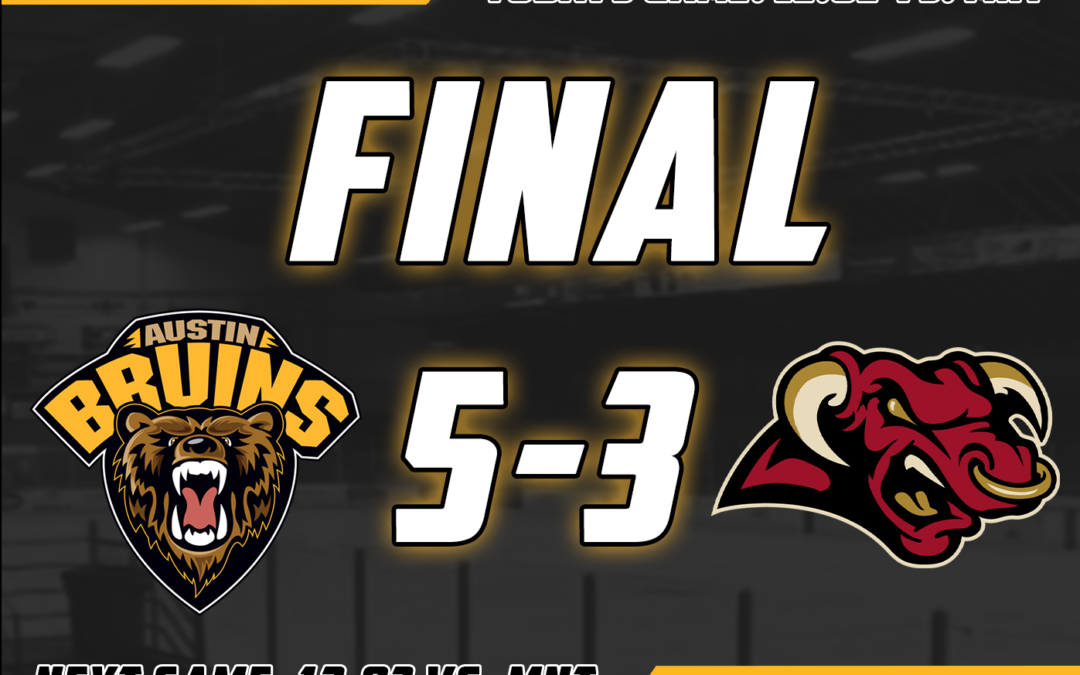 Walter Zacher’s Hat Trick Leads Bruins to 5-3 Win Over Minot