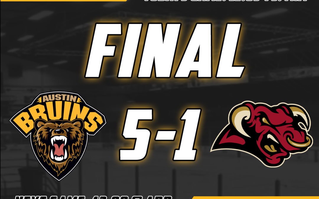 Bruins Extend Lead in the Central Division with Weekend Sweep of Minot