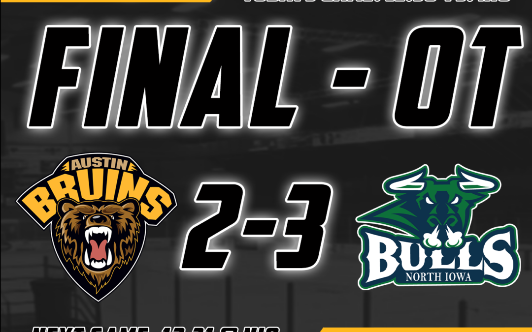 Bruins Earn a Point But Fall in Overtime to North Iowa