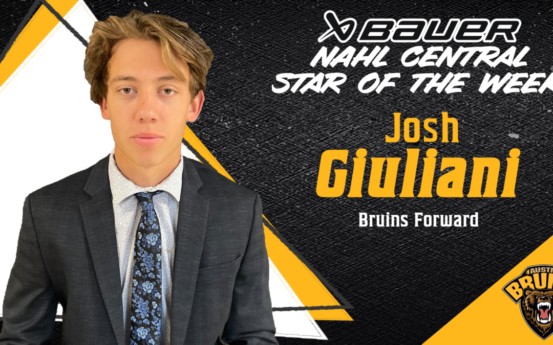 Josh Giuliani Earns Bauer Central Star of the Week Honors