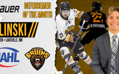 Jack Malinski Earns Bauer Defensemen of the Month Honors