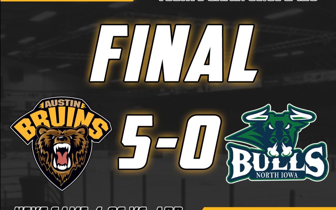 Wiemken’s 14-Save Shutout Leads Bruins to 5-0 New Years Win