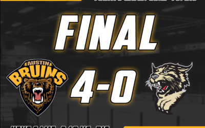 Wiemken’s 18-Save Shutout Leads Bruins to 4-0 Win