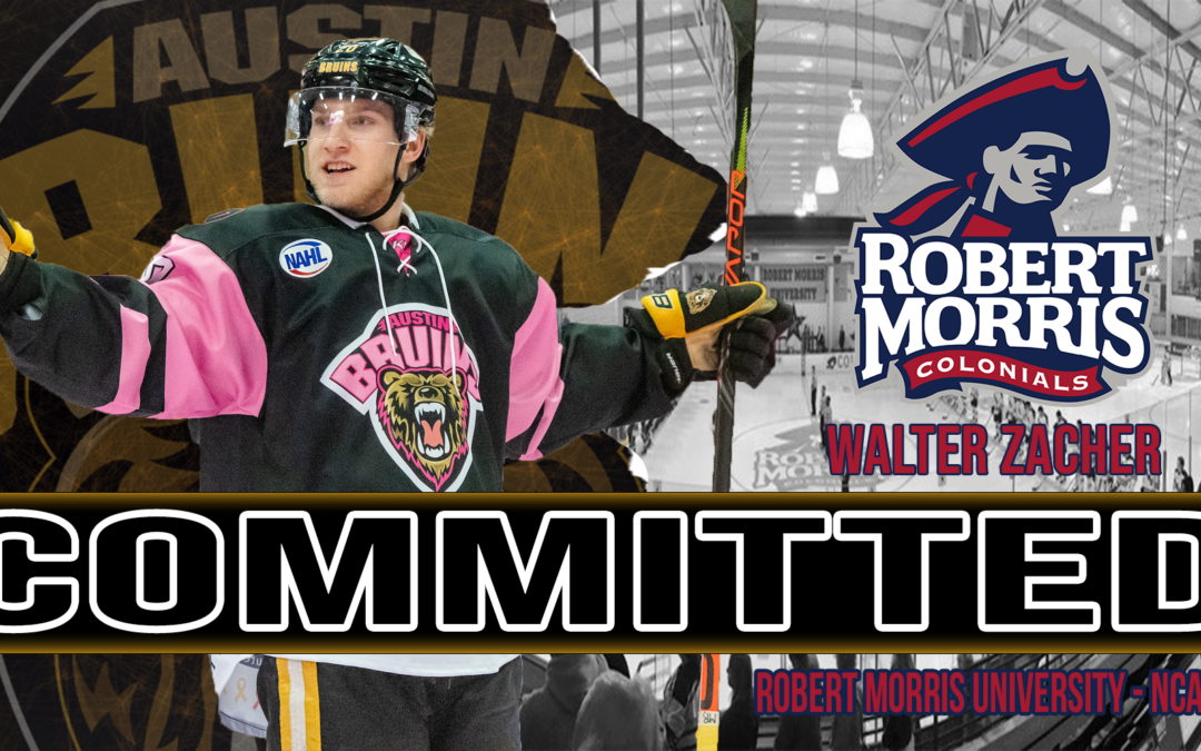 Walter Zacher Announces Commitment to Robert Morris University