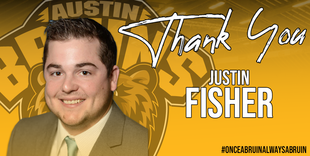 Thank you, Coach! Bruins Announce Departure of Assistant Coach Justin Fisher