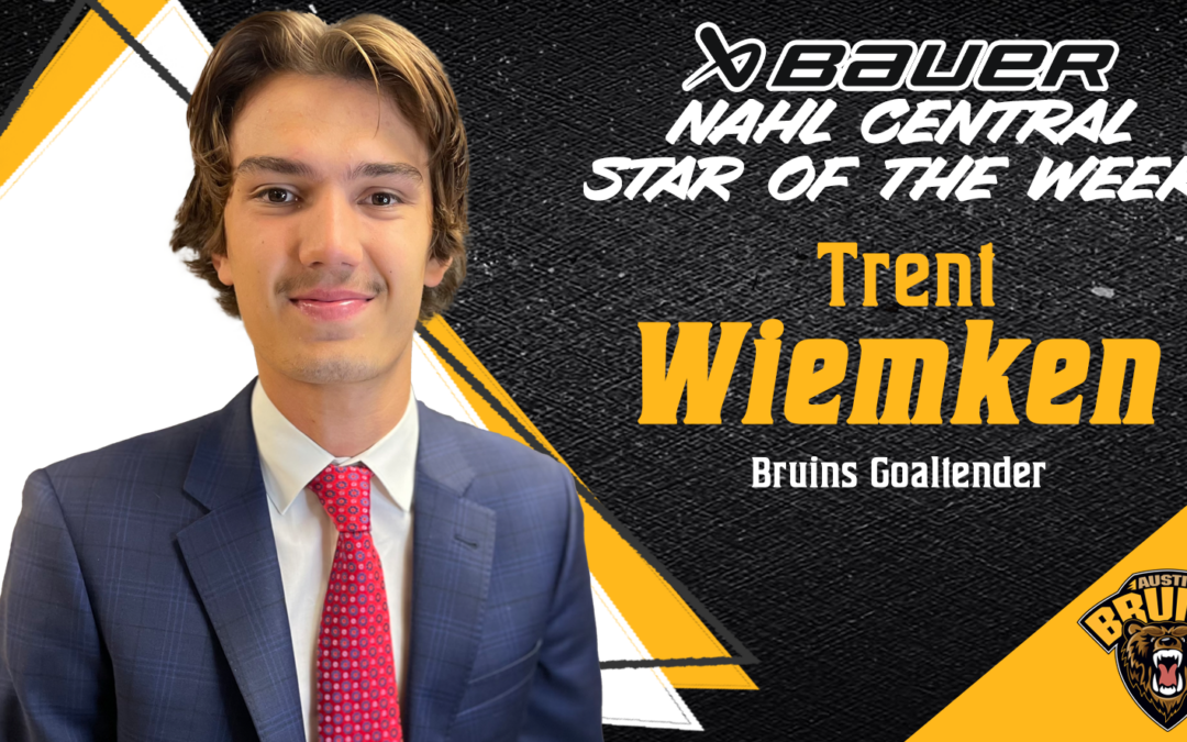 Trent Wiemken Named Bauer Central Star of the Week