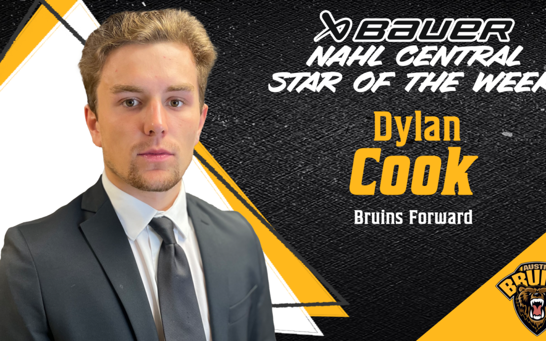 Dylan Cook’s 10-Point Weekend Earns Him Player of the Week Honors