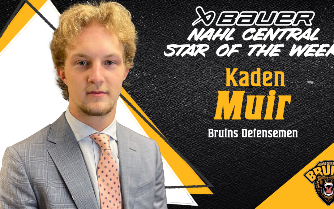 Muir Earns Bauer Central Star of the Week Honors