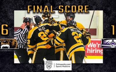 Goal Storm Propels Bruins Over Aviators