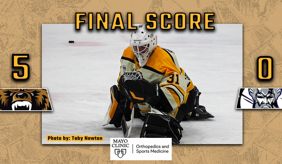 Black and Gold Shine in Commanding 5-0 Victory